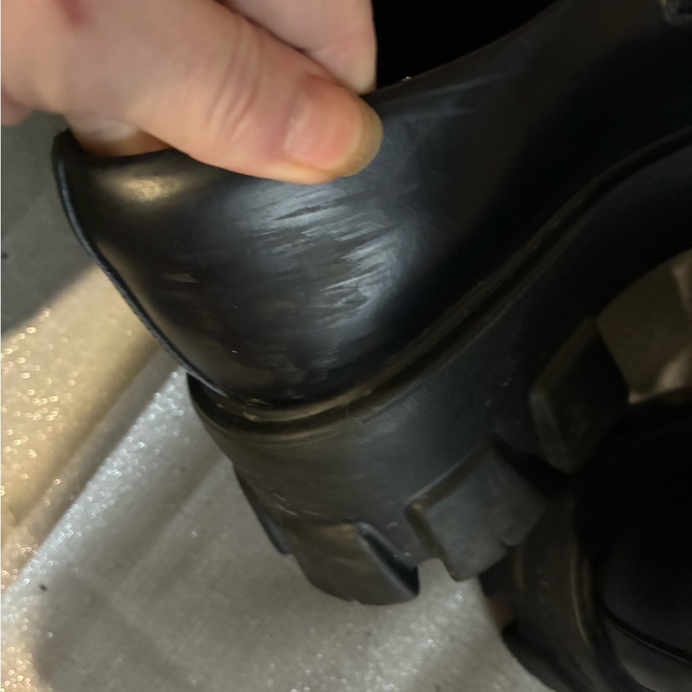 Prada Patent Leather Chunky Heel Loaferz - Picture 7 of 10